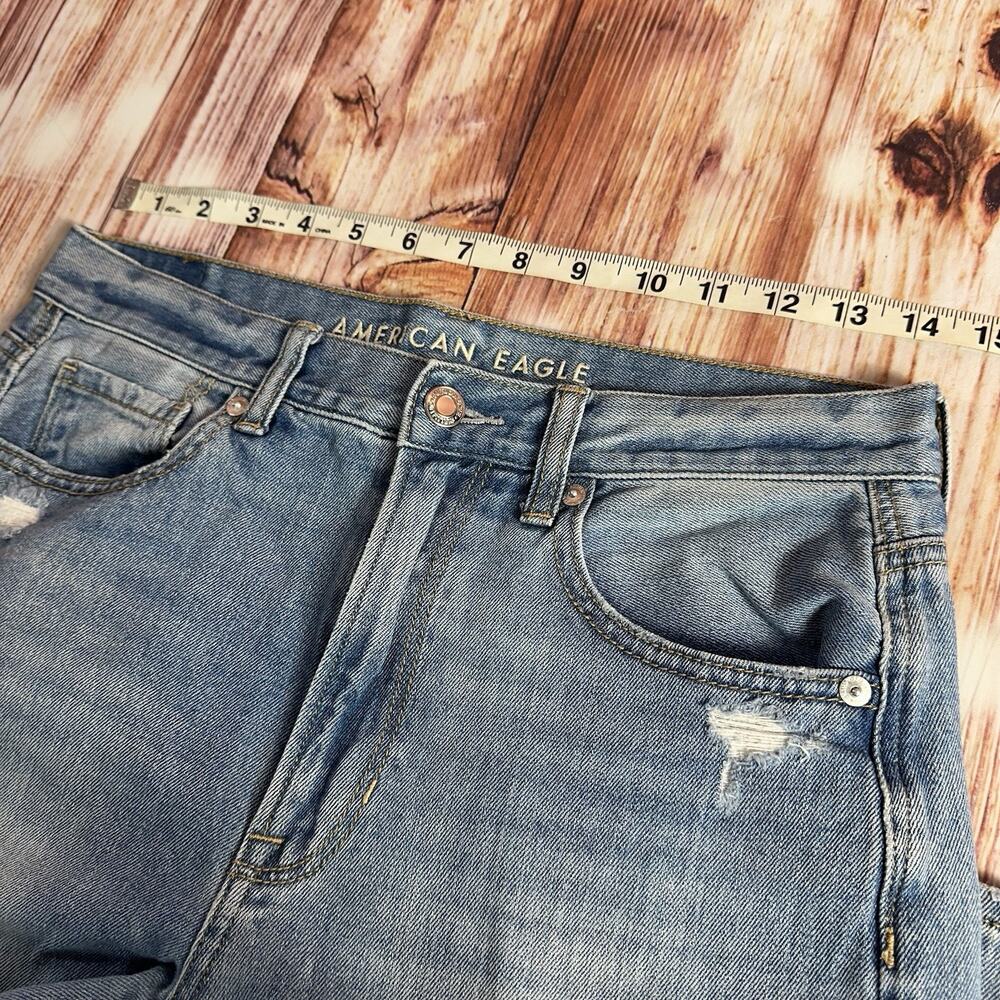 American Eagle MOM JEAN Womens Size 6 Short High Rise Jeans Denim Pants 29x25 - Picture 5 of 11
